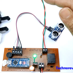 automatic sanitizer dispenser circuit