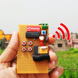433mhz radio-controlled remote circuit