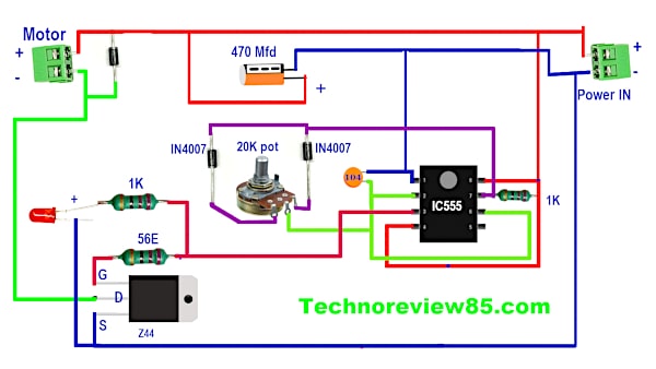 pwm easy circuit diagram