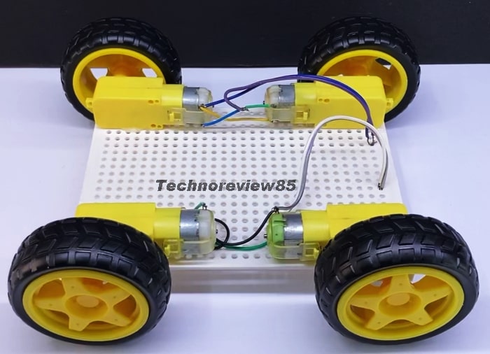 4wd with geared motor