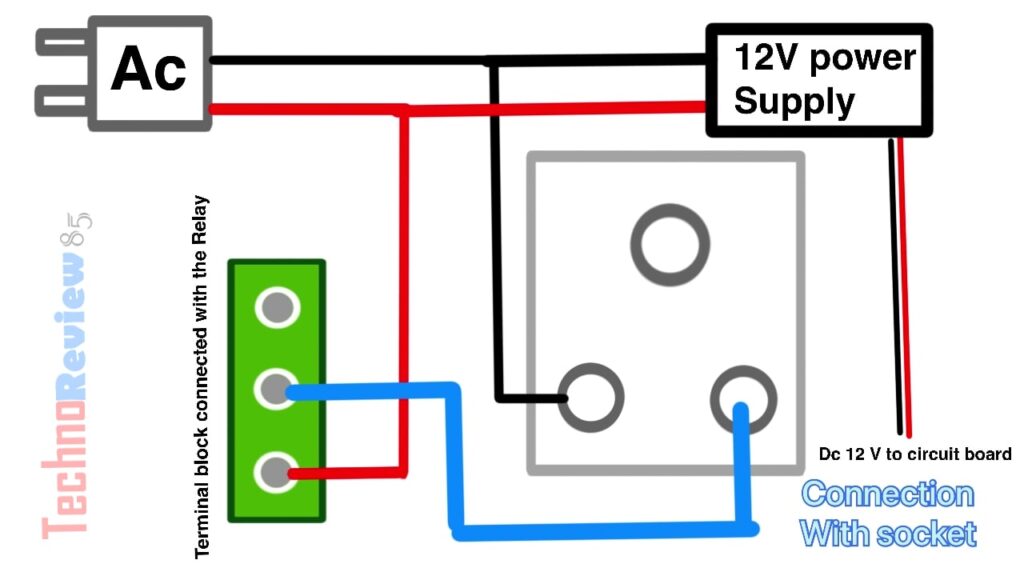 timer power socket connection